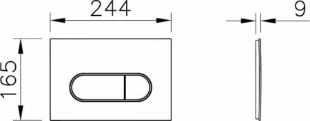 Клавиша смыва Vitra Root Round 740-2295